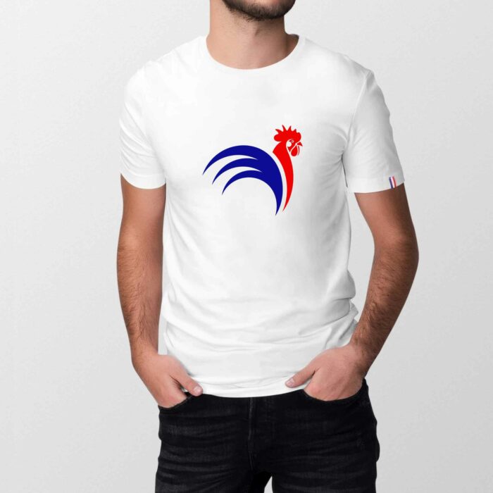 T-shirt Coq France - 100 % Made in France - BIO