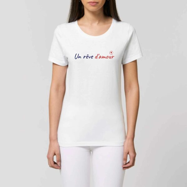 T-shirt femme un rêve d'amour porté